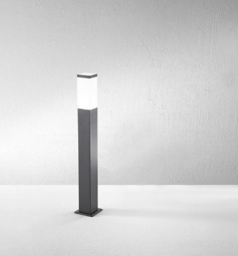Immagine di Paletto Giardino Palux Quadra 80cm E27 Isyluce IP54