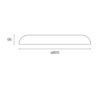 Immagine di Grande Plafoniera Zenal 80cm Led 108w CCT Dimmerabile Affralux