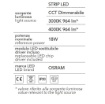 Immagine di Plafoniera Piccola Urban Led CCT 18w Affralux Dimmerabile