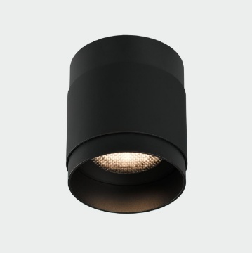 Immagine di Lampada da Soffitto Rotonda Lux Nero 10cm Led 18w 3000k ACB