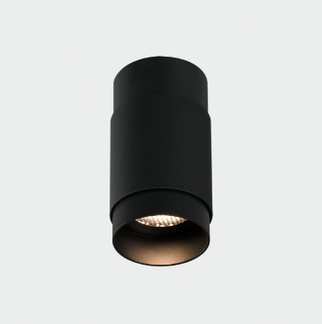 Immagine di Faretto Cilindro Nero Da Soffitto Led 12w 3000k Lux ACB