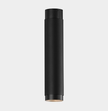 Immagine di Lampada Cilindrica da Soffitto Nero 30cm Led 12w 3000k Lux ACB