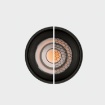 Immagine di Lampada Cilindrica da Soffitto Nero 30cm Led 12w 3000k Lux ACB