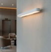 Immagine di Applique Led CCT Rettangolare Bianca Luce Sopra Sotto Gala 60 cm ACB
