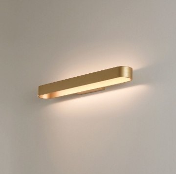 Immagine di Applique Gala Oro 60 cm Biemissione Led 31w CCT ACB