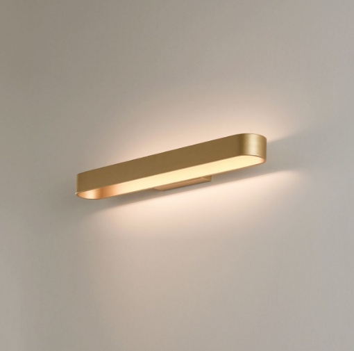 Immagine di Applique Gala Oro 60 cm Biemissione Led 31w CCT ACB