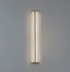 Immagine di Grande Lampada da Parete Diva Oro 100cm Led CCT 30w ACB IP44