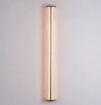 Immagine di Applique Verticale Oro 100cm Vetro Rigato Led CCT 52w ACB Divino IP44