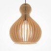 Immagine di Lampada a Goccia Sospensione Legno 30cm Per Cucina Roots Maytoni