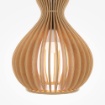 Immagine di Lampada a Goccia Sospensione Legno 30cm Per Cucina Roots Maytoni