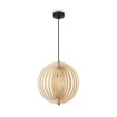 Immagine di Lampadario Maytoni Roots Stile Nordico Cerchi in Legno