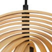 Immagine di Lampadario Maytoni Roots Stile Nordico Cerchi in Legno