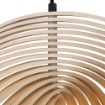 Immagine di Lampadario Legno Cerchi Orientabili Maytoni Roots Per Soggiorno