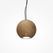 Immagine di Sospensione Basic Maytoni Sfera Legno GU10 Per Isola Cucina