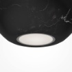 Immagine di Sospensione Sfera Effetto Marmo Nero Per Comodino Basic Maytoni