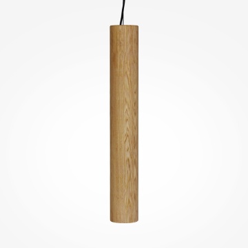 Immagine di Sospensione Cilindro Legno Led CCT 5W Basic Maytoni