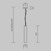 Immagine di Sospensione Cilindro Legno Led CCT 5W Basic Maytoni