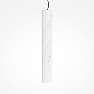 Immagine di Sospensione Cilindrica Marmo Bianco Led CCT 5W Basic Maytoni