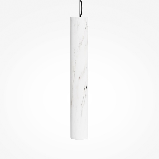 Immagine di Sospensione Cilindrica Marmo Bianco Led CCT 5W Basic Maytoni