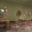 Immagine di Lampada a Sospensione Oro Sfera Vetro 20cm Basic Form Maytoni