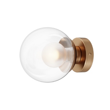 Immagine di Applique Sfera Vetro Per Camera da Letto Basic Form Oro Maytoni