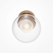 Immagine di Applique Sfera Vetro Per Camera da Letto Basic Form Oro Maytoni