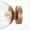 Immagine di Applique Sfera Vetro Per Camera da Letto Basic Form Oro Maytoni