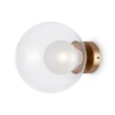 Immagine di Applique Basic Form Maytoni Oro Sfera Vetro 20 cm