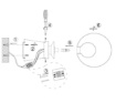 Immagine di Applique Sfera Vetro Per Camera da Letto Basic Form Oro Maytoni