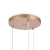Immagine di Lampadario Rotondo Oro Tre Sfere Bianche Basic Form Maytoni