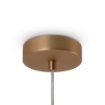 Immagine di Lampada Oro Sospensione Sfera Bianca 15cm Basic Form Maytoni