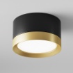 Immagine di Lampada da Soffitto Piccola Oro Nero Hoop Maytoni Gx53