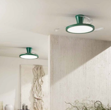 Immagine di Ventilatore Verde Condor Pale a Scomparsa Led Dimmer 46w CCT Intec