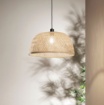 Immagine di Lampadario Cupola Bamboo Intrecciato Fan Europe