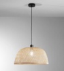 Immagine di Lampadario Cupola Bamboo Intrecciato Fan Europe