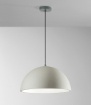 Immagine di Lampadario Rotondo Per Tavolo Verde Effetto Cemento Xenia Fan