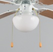 Immagine di Ventilatore Con Pale Reversibili Effetto Legno 1xE27 Hammerfest Trio