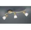 Immagine di Faretto Da Soffitto 3 Luci Orientabile Levisto Ottone Trio Lighting