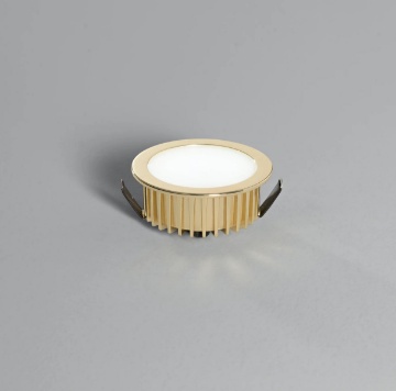 Immagine di Faretto Da Incasso Rotondo 7 cm Led 5w 4000k Oro Fusion Intec Light