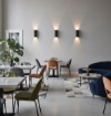 Immagine di Applique Nera Esterno Interno Led Biemissione CCT Kowa ACB