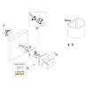 Immagine di Applique Kowa 40cm Cilindro Bianco Led CCT Fasci Regolabili ACB IP65
