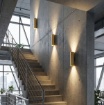 Immagine di Applique Interno Esterno Oro 40cm Led CCT Ottica Regolabile Kowa ACB IP65