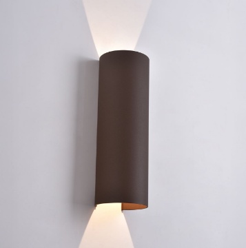 Immagine di Applique per Esterni Cilindro Corten 40cm Led 11w CCT ACB Kowa IP65