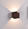 Immagine di Applique Quadrata Kendo Corten Ottica Regolabile Led CCT IP65 ACB
