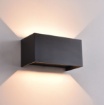 Immagine di Applique Nera da Esterno Interno Led 22w CCT 4 Luci Regolabili IP65 ACB Kendo