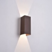 Immagine di Applique Esterna Prisma Corten Led 11w Biemissione Regolabile IP65 ACB Kendo