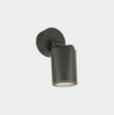 Immagine di Faretto Esterno GU10 Orientabile da Parete Soffitto IP65 Gaia Antracite ACB