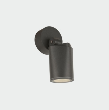 Immagine di Faretto Esterno GU10 Orientabile da Parete Soffitto IP65 Gaia Antracite ACB