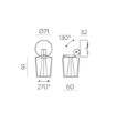 Immagine di Faretto Esterno GU10 Orientabile da Parete Soffitto IP65 Gaia Antracite ACB