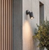 Immagine di Faretto Esterno GU10 Orientabile da Parete Soffitto IP65 Gaia Antracite ACB